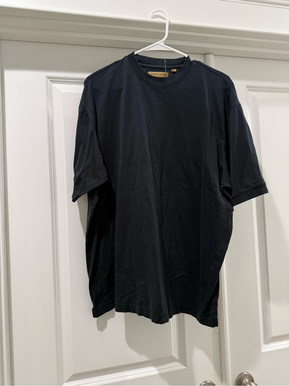 tricots st raphael Men's Black Short Sleeve Tee | L
